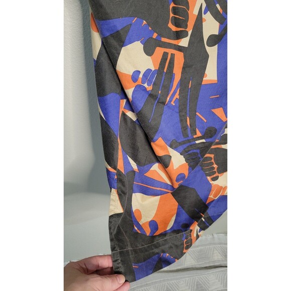 Vivienne Westwood Anglomania Abstract Print Shirt Dress Size 38 Made in Japan - Picture 7 of 11